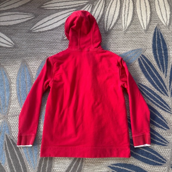 Ralph Lauren -‎ Lauren Jeans Co. Women’s Red Zippered Hoodie Sweatshirt Size S - Picture 3 of 6